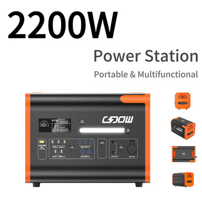 Solar Panel Emergency Power Supply 500W 1000W 2200W Outdoor Portable Power Station