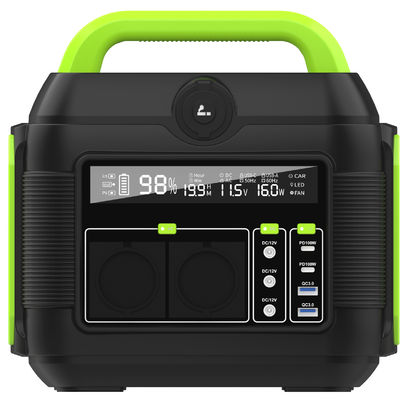 600W Portable Mobile Power 6kg Orange Black Outdoor Indoor Emergency Energy Storage Power