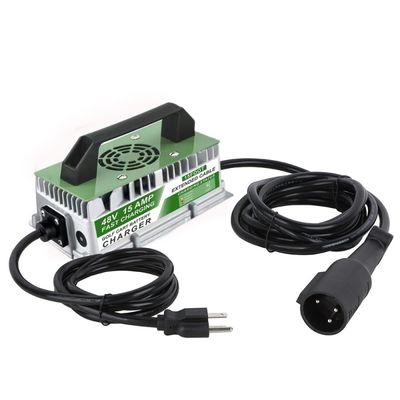 Waterproof IP67 800W LiFePO4 Charger Smart DC Fast Charger For Forklifts / Golf Carts
