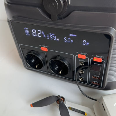 Travel Portable Power Station 600W Lithium Energy Storage Power Supply 6kg Sinusoidal Wave