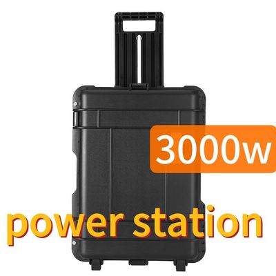 3000W Portable Energy Storage Power Station Black Customizable CE.Un38.3 Certified