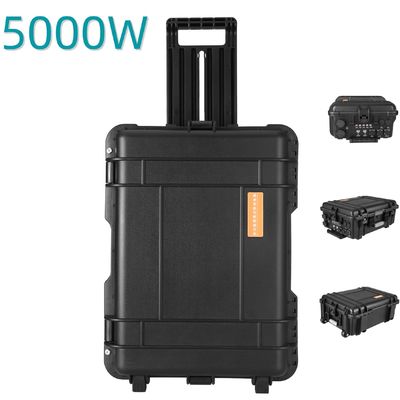 15A Max AC Output Current Solar Power Station 5000W Output and Lithium-Iron Battery