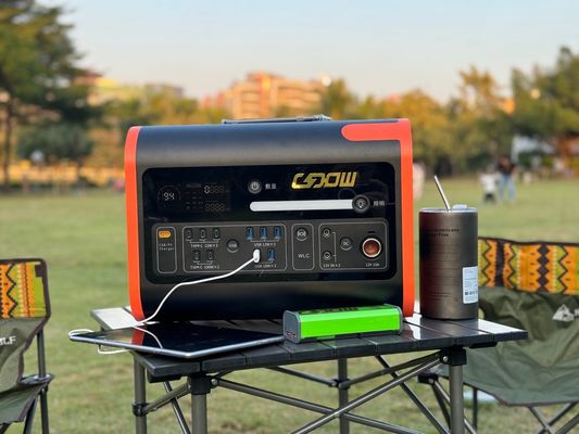 Solar Generator for Household Appliances 2200W Rechargeable Portable Power Supply