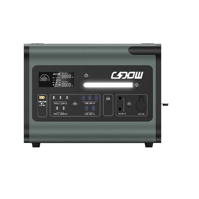 LiFePO4 Lithium Battery 2200W AC Solar Generator Portable Power Station for Emergency