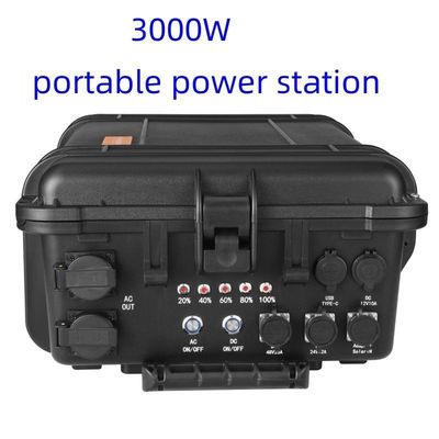Pure Sine Wave Inverter 3000W Large Capacity Portable Solar Power Station for Outdoor