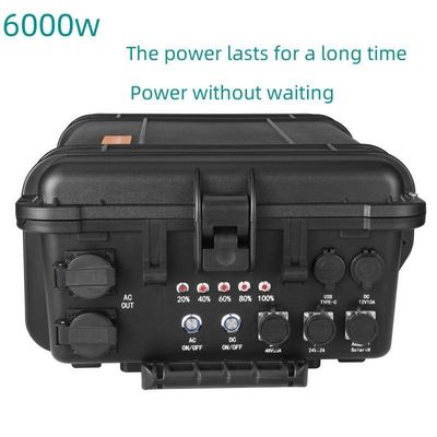 AC Pure Sine Wave Output Ternary Lithium Battery Portable Solar Generator for Outdoor