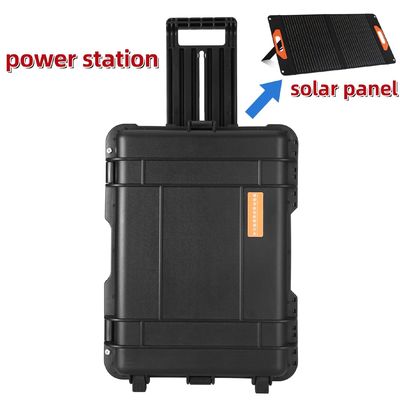 All AC Output Socket USB/Type-C 18W Max 3000W Solar Generator for Outdoor and Camping