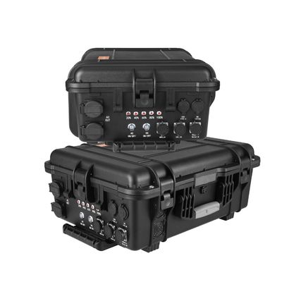 Black 7000W Pulleys Portable Power Supply Your Source of Power for Home RV and Mobile