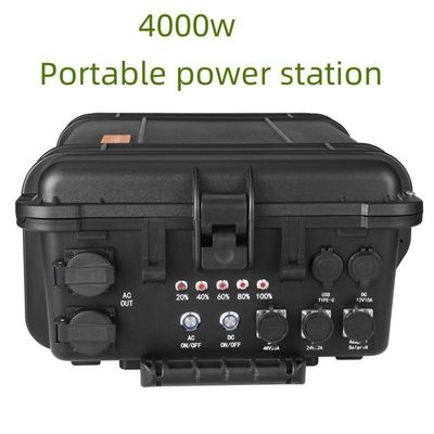 Large-Capacity LiFePO4 220V 4000W Multi-Functional Mobile Power Station for Emergency