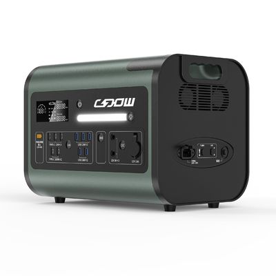 2048wh Capacity Energy Storage Camping Solar Power Station AC Charging Time 90 Minutes
