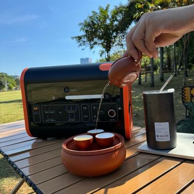2200W 110V-220V Multi-Functional Portable Solar Power Station with Aii AC Outlet Type