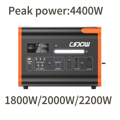 2200W Portable Generator with AC/DC 230V Output Power Bank and Wireless Charging 15W