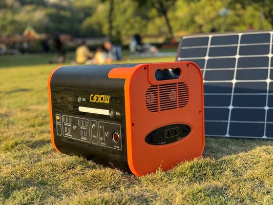 Portable Rechargeable Solar Power Station 2200W LiFePO4 Battery Generator for Outdoor
