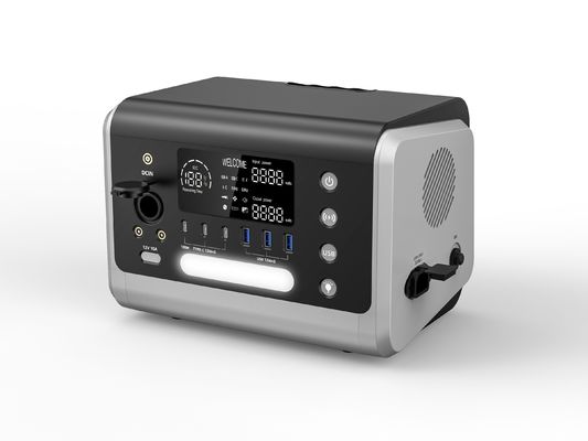600W Portable Solar Generator for Camping Wireless Charging AC/230 Output Power Station