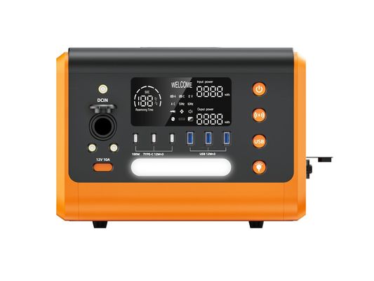 600W Portable Solar Generator for Camping Wireless Charging AC/230 Output Power Station