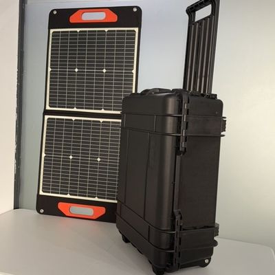 3000W Portable Solar Power Station with High Power Output and Large Capacity in Black