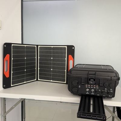 3000W Portable Solar Power Station with High Power Output and Large Capacity in Black