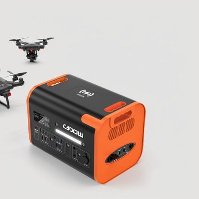 High Power Portable Power Station with LiFePO4 Battery and Dual Fast Charging 2200W