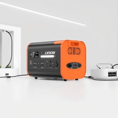 High Power Portable Power Station with LiFePO4 Battery and Dual Fast Charging 2200W