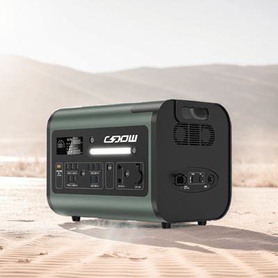 High Capacity 2200W Portable Power Station 2048Wh Solar Charging for Outdoor Camping