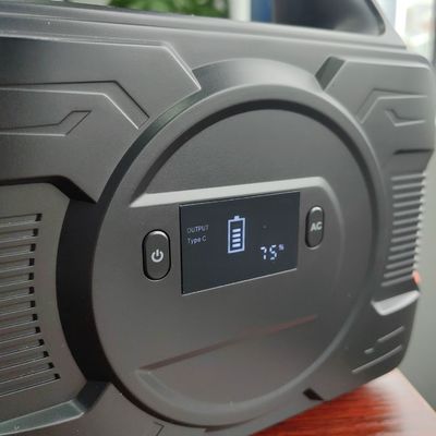 300W Rechargeable Solar Portable Power Station with Removable Battery and LCD Display