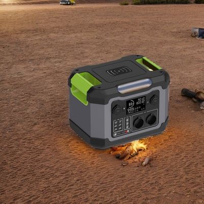 1200W AC Output 230V Portable Power Station with Wireless Rechargeable Solar Generator