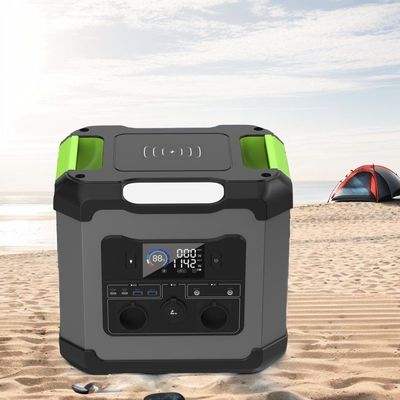 Portable Solar Emergency Power Station 1500W with AC Output Voltage 110/230V-50Hz/60Hz