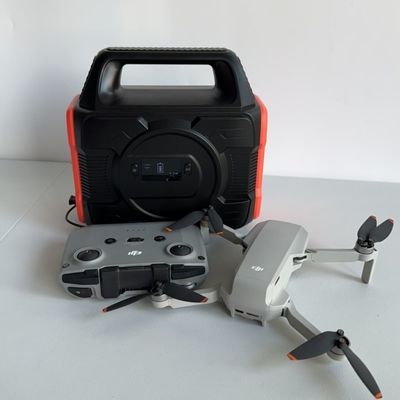 Outdoor Camping Portable Power Station with EU AC Socket and Liquid Crystal Display