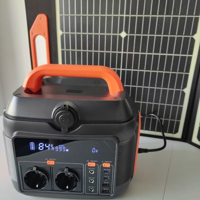 2024 Hot Mini 600W Solar Generator Portable Power Station with Liquid Crystal Display