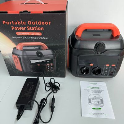2024 Hot Mini 600W Solar Generator Portable Power Station with Liquid Crystal Display