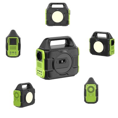 Customizable Colour 300W Portable Solar Generator with Removable Battery and Inverter