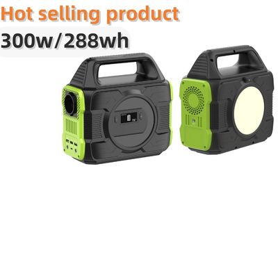 300W/288wh Solar Power Station Reveal Liquid Crystal Display and MPPT for Home