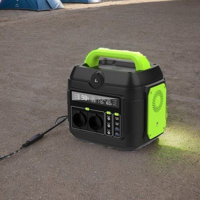 Portable 600W Outdoor Mobile Energy Storage Power Station for Solar RV Drone Charging