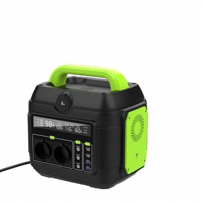 Outdoor Solar Charging Portable Power Station with 600W Lithium Battery and Removable Pack