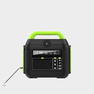Outdoor Solar Charging Portable Power Station with 600W Lithium Battery and Removable Pack