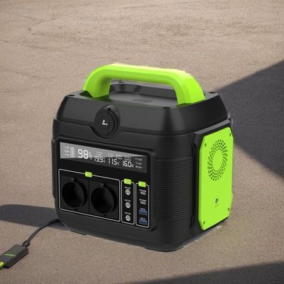 LiFePO4 Battery DC AC Portable Solar Power Station for Home Indoor Outdoor Emergency Power Supply