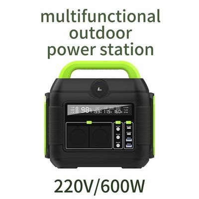 Un Multi-Purpose 600W Portable Charging Station Power Bank for Outdoor Enthusiasts