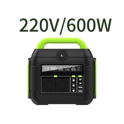 Removable Battery 600W Lithium 110V 220V Camping Mini Portable AC Outlets Power Bank
