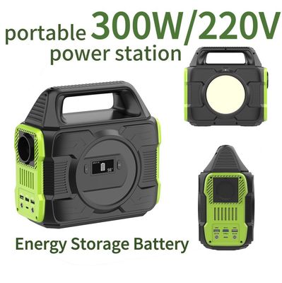 300W Custom Power Bank for BMS Outdoor Mobile Energy Storage Power Station Recyclable