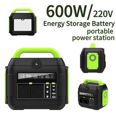 500W Multi-Function Portable Power Bank with 600W AC Socket Optional and Consumption