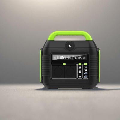 Reveal Liquid Crystal Display 600W Fast Charging Power Mini Emergency Generator with EU AC Socket