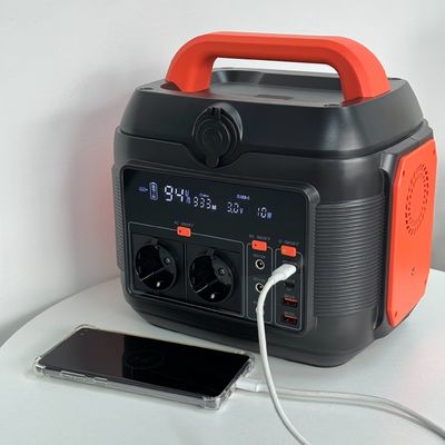 Balcony RV Portable Mobile Generator Strong Light LED Lights and Type C1 Input/Output