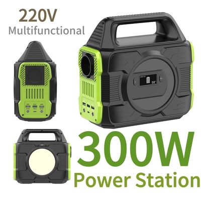 Liquid Crystal Display Lithium Battery 300W Portable Energy Storage Power Supply