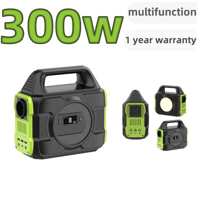 300W Portable Power Station Solar Generators Charge Any Device with Type-C and Adapter