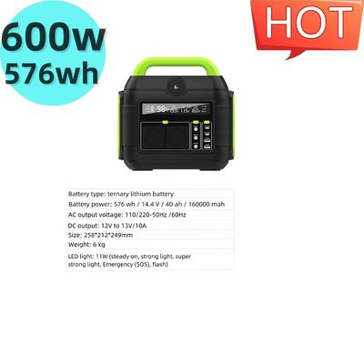 600W Quiet Portable Power Station Solar Generator for Recyclable S6 S6 Outdoor Camping