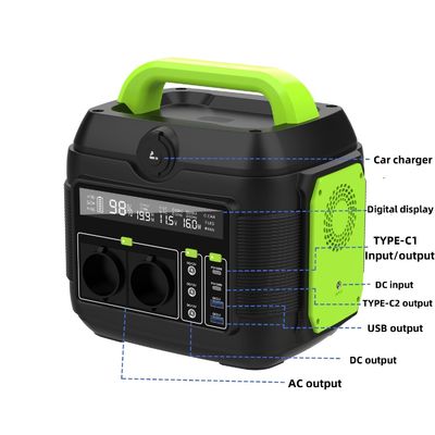 600W Car Emergency Power Portable Power Reveal S6 Solar Generator Camping Backup Power