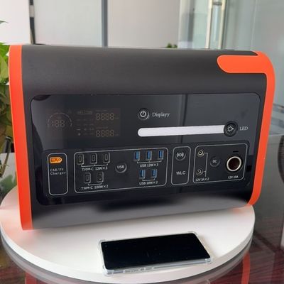 Solar Charging Car LED Lighting UPS Rechargeable Portable Lithium Power Station Inverter System