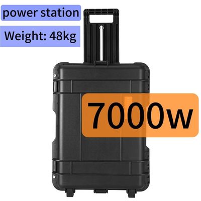 7000W Portable Power Station Solar Generator Explosion-Proof Light Display Light