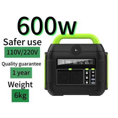 Reveal Liquid Crystal Display 600W Portable Solar Generator for Car and Outdoor S6