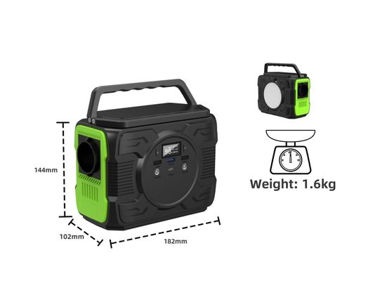 Outdoor Mobile Power Supply with Acoutput Power 200W and USB1/USB2 Exportation 5V/2.1A